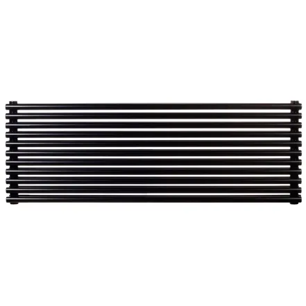 Трубчастий радіатор Betatherm горизонтальний Praktikum PH2 425x1200 (Чорний Ral9005M підк. 34)